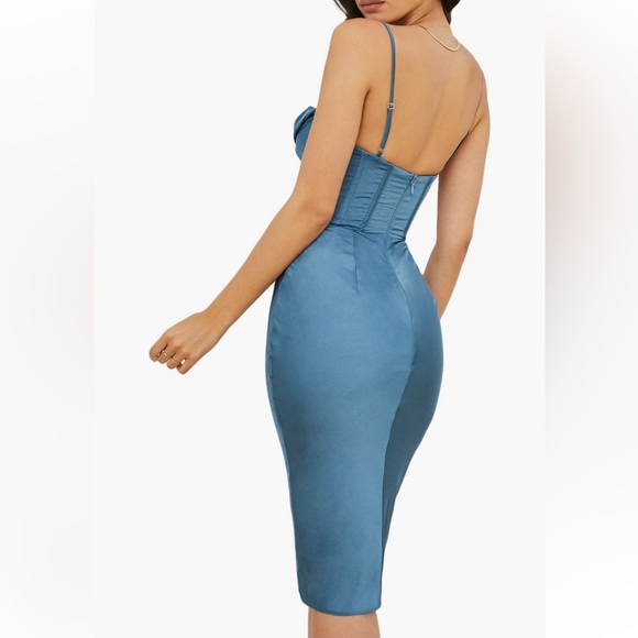 House of CB Myrna Satin Corset Dress - Picture 2 of 3